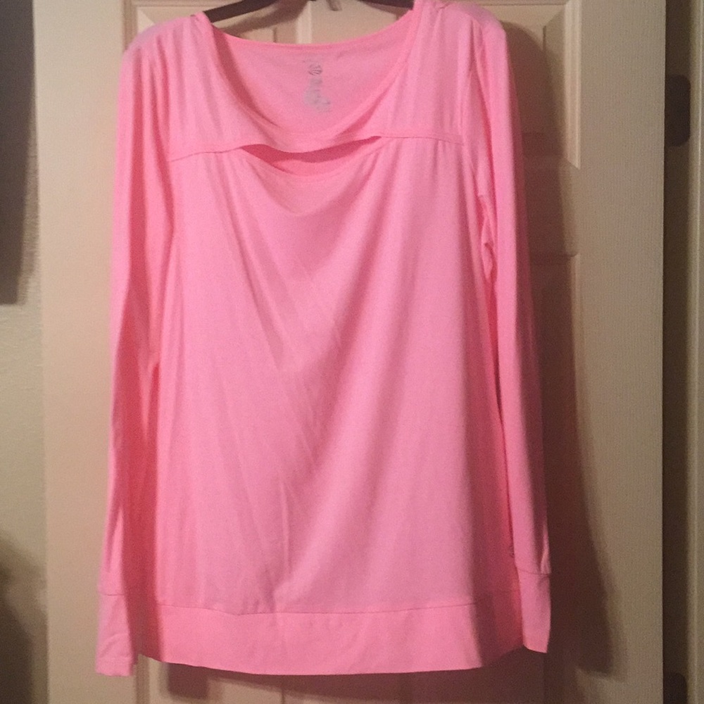 Pink l/s top